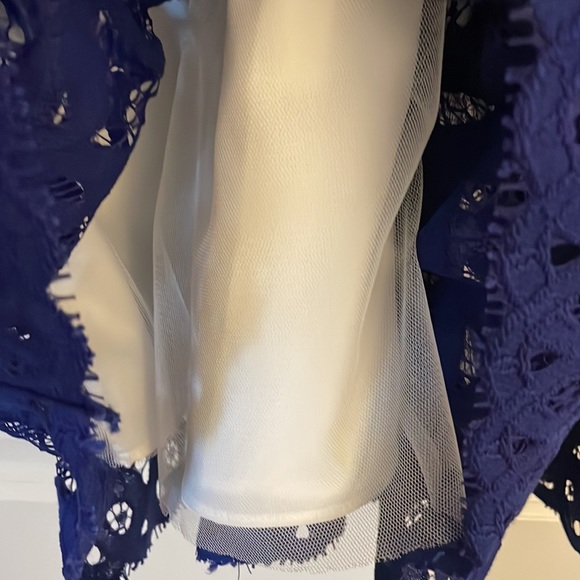 Gianni Bini Lace overlay fit & flare dress - Picture 4 of 6